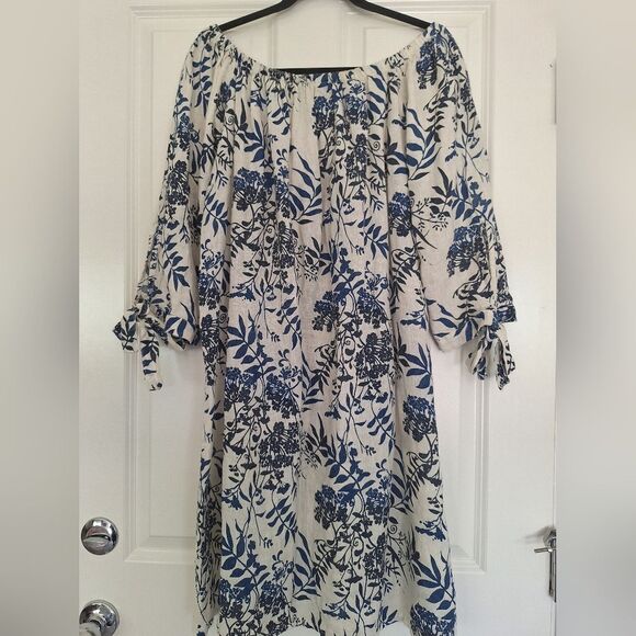 Francesca Bettini Linen Dress Size M - Picture 1 of 6